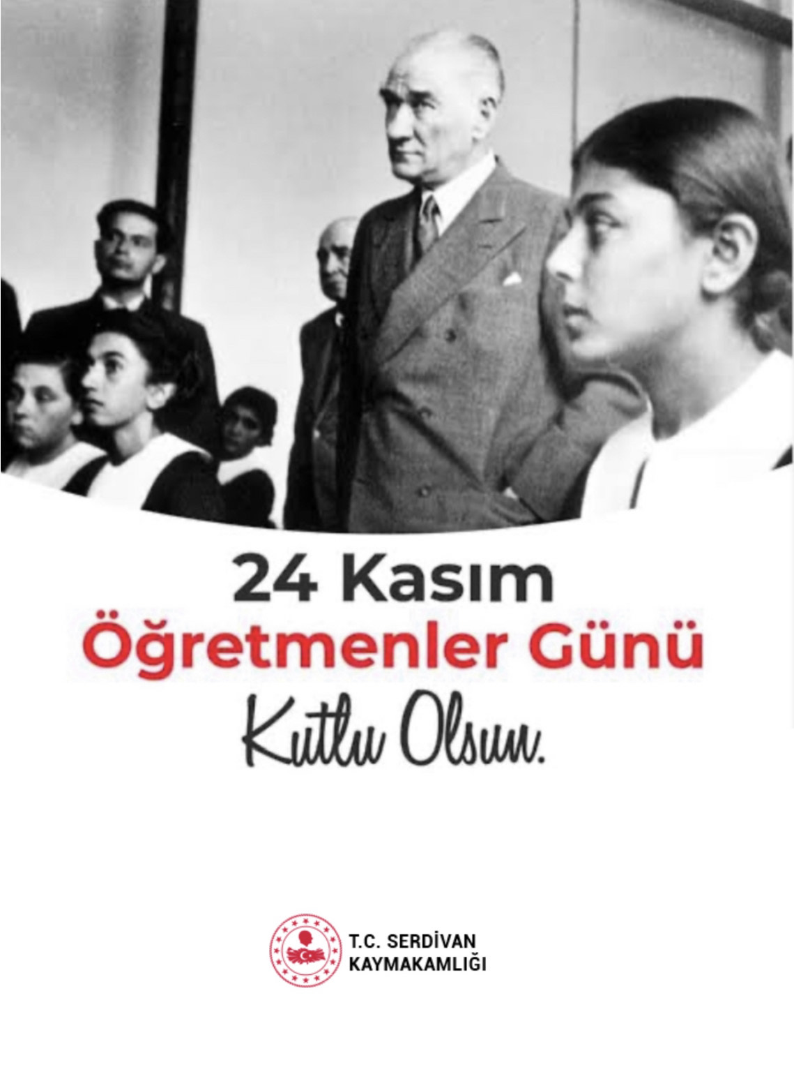 Kaymakam Sayın CANDAN’ın Öğretmenler Günü Mesajı